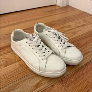 Sleek White Women's Sneakers
